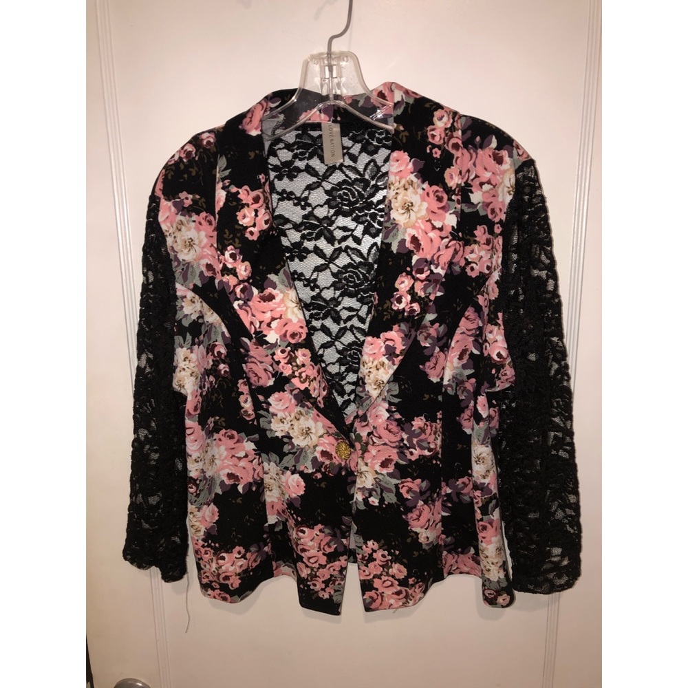 Lace flower Blazer